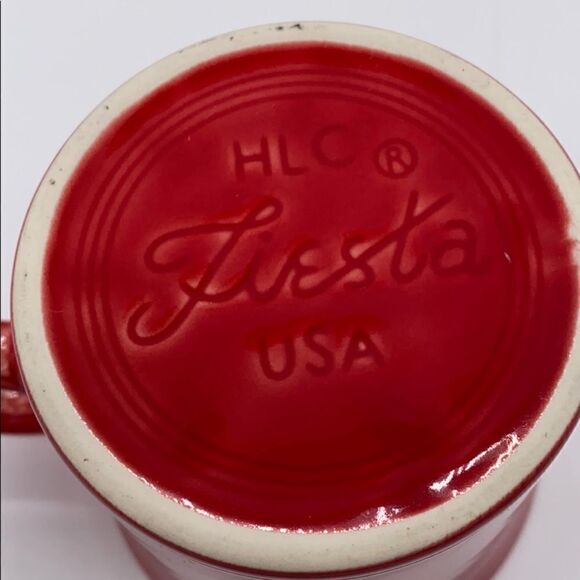 fiestaware red mug   - Picture 5 of 7